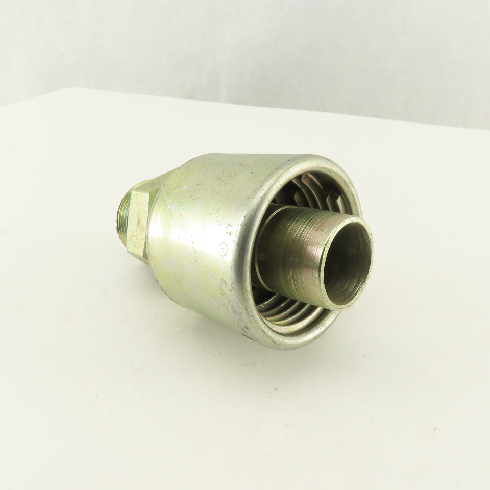Gates G25120 1616 1-5/16-12 (-16)  O-Ring Boss Male x 1" Hose Mega Crimp Fitting