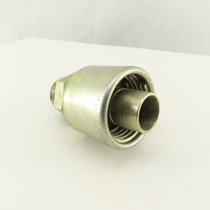 Gates G25120 1616 1-5/16-12 (-16)  O-Ring Boss Male x 1" Hose Mega Crimp Fitting