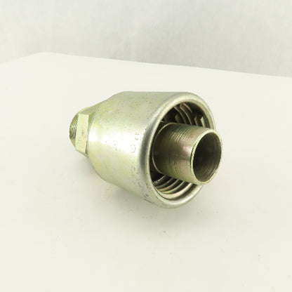 Gates G25120 1616 1-5/16-12 (-16)  O-Ring Boss Male x 1" Hose Mega Crimp Fitting