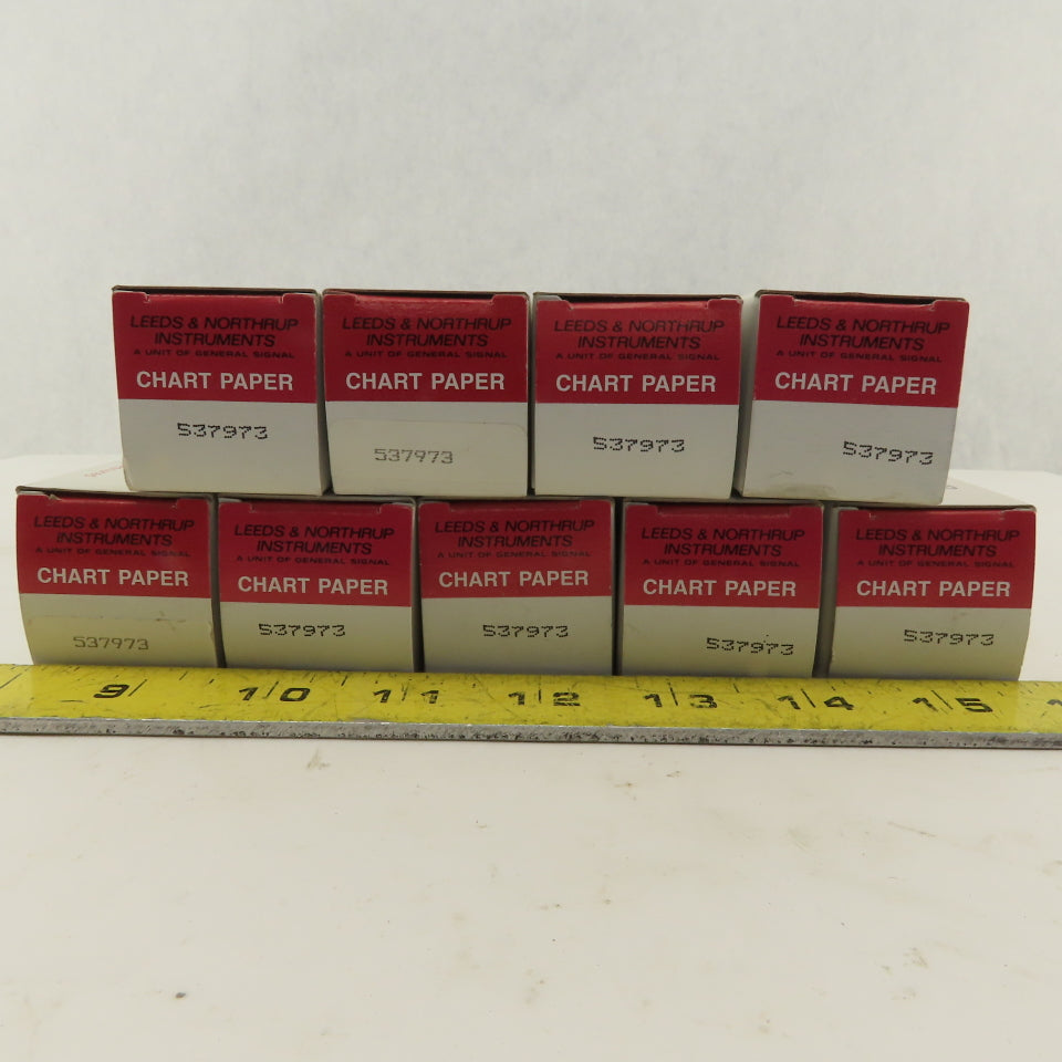 Leeds & Northrup 537973 Chart Paper Roll Lot of 9