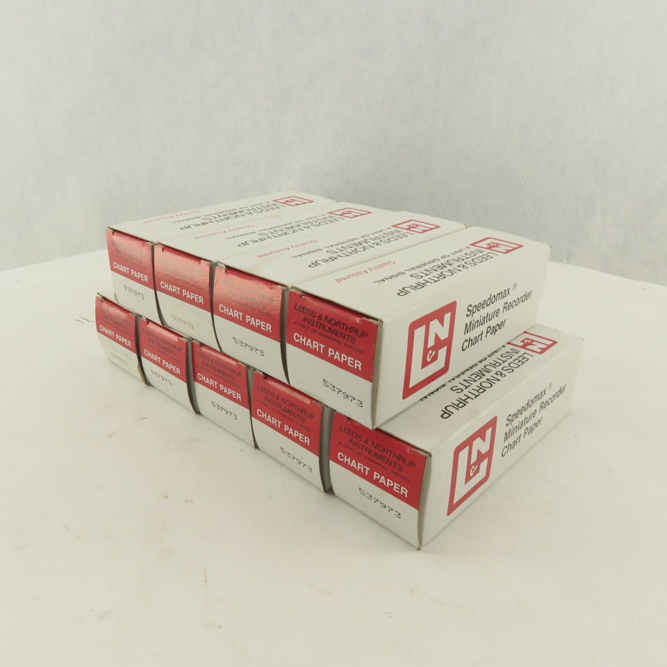 Leeds & Northrup 537973 Chart Paper Roll Lot of 9