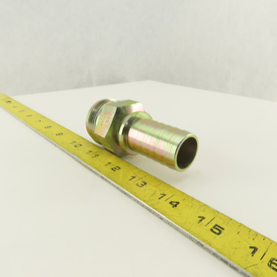 Gates 16-20MJ 1-5/8-12 (-20) JIC Male Flare x 1" Hose Barb Hydraulic Fitting