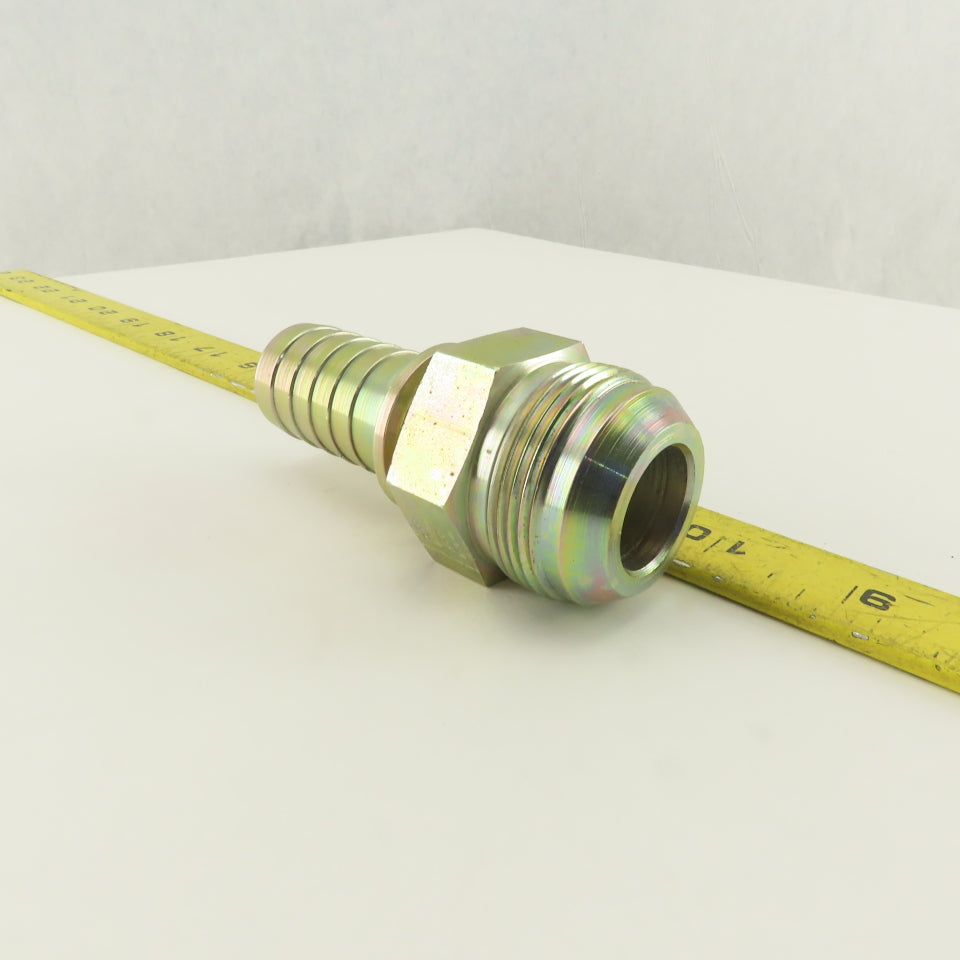 Gates 16-20MJ 1-5/8-12 (-20) JIC Male Flare x 1" Hose Barb Hydraulic Fitting