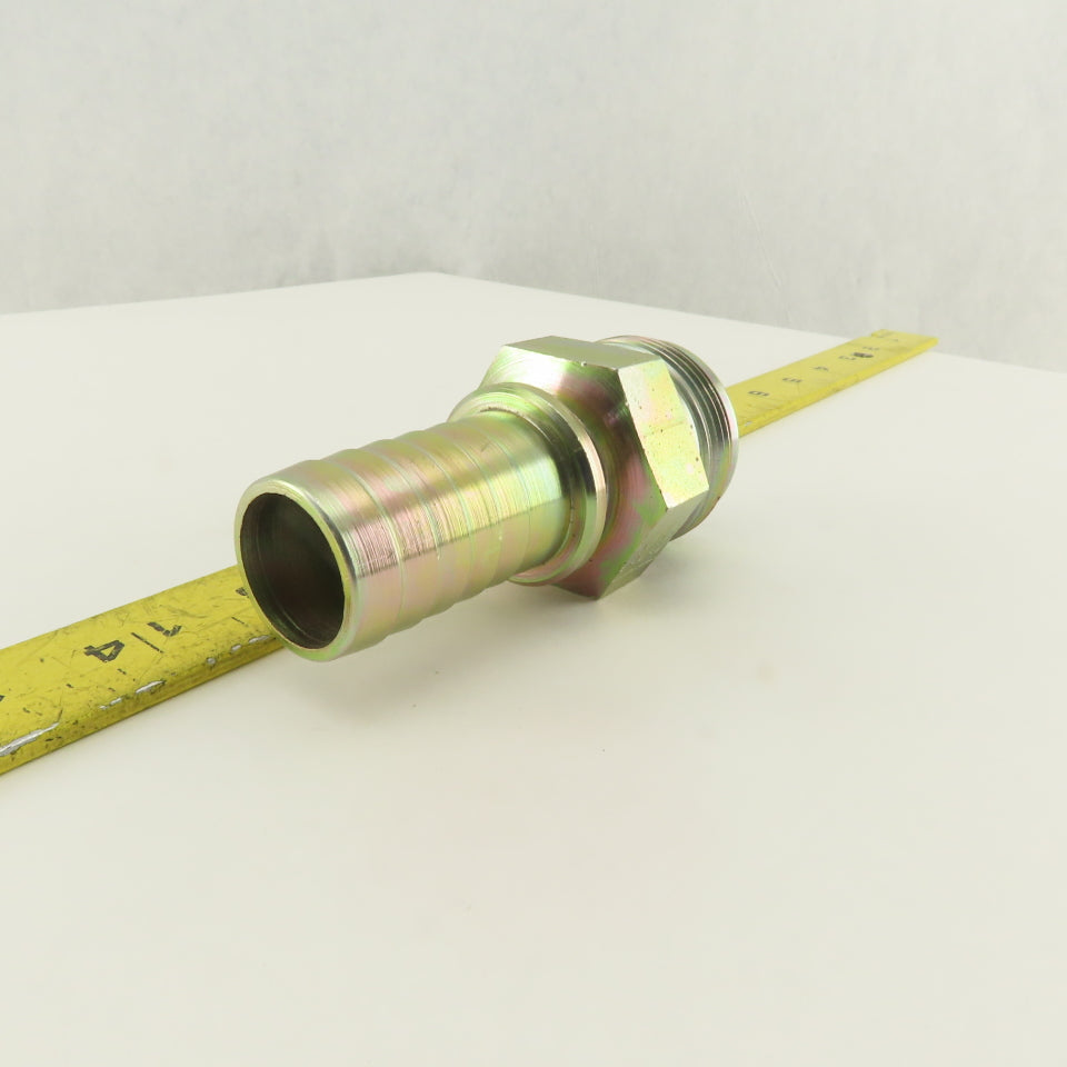 Gates 16-20MJ 1-5/8-12 (-20) JIC Male Flare x 1" Hose Barb Hydraulic Fitting