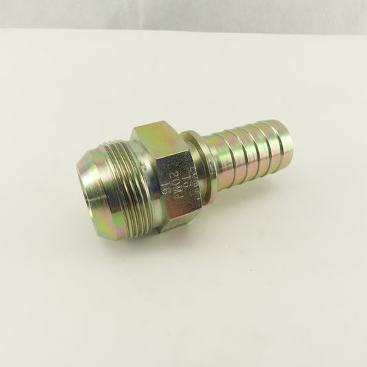 Gates 16-20MJ 1-5/8-12 (-20) JIC Male Flare x 1" Hose Barb Hydraulic Fitting
