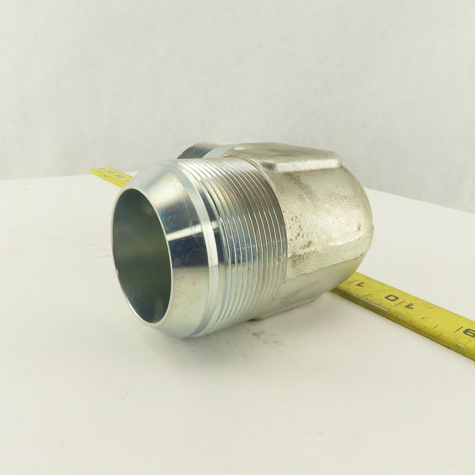 2" NPT x 2-1/2-12 (-32) JIC Flare 90° Elbow