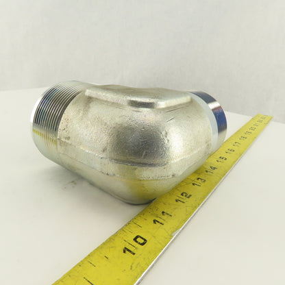 2" NPT x 2-1/2-12 (-32) JIC Flare 90° Elbow