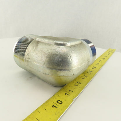 2" NPT x 2-1/2-12 (-32) JIC Flare 90° Elbow