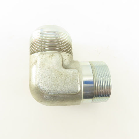 2" NPT x 2-1/2-12 (-32) JIC Flare 90° Elbow