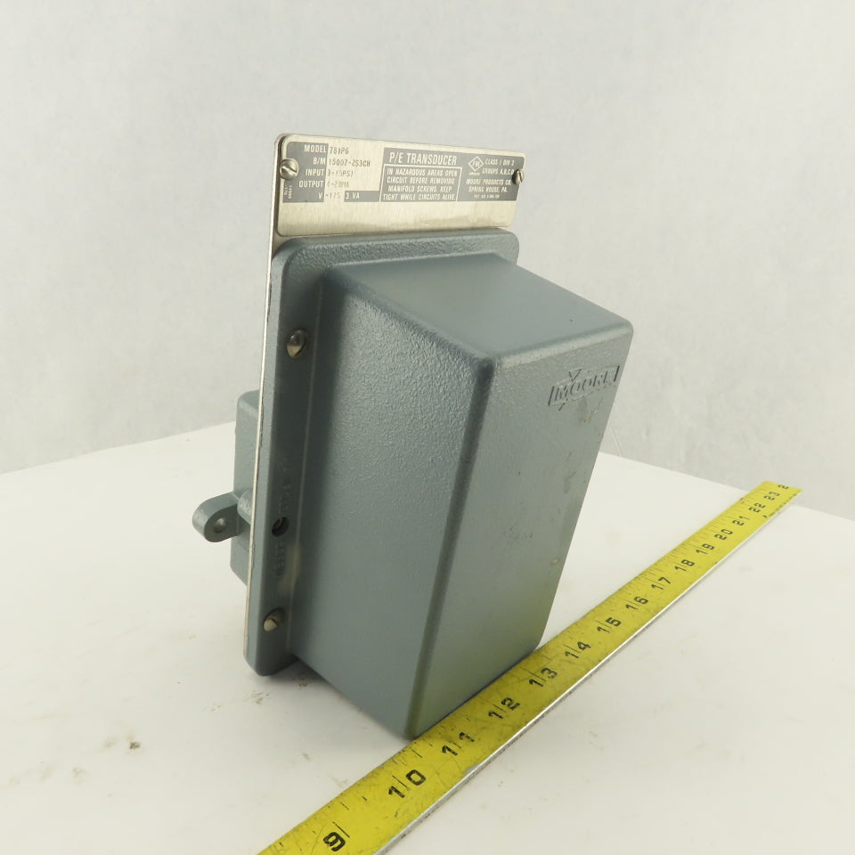 Moore Model 781P6 P/E Transducer 3-15 PSI