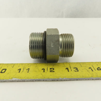 1-5/16-12 (-16) O-Ring Boss Flat Face x 1-3/16-12 O-Ring Face Hydraulic Fitting