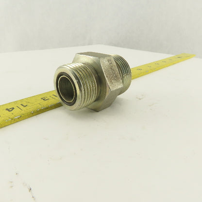 1-5/16-12 (-16) O-Ring Boss Flat Face x 1-3/16-12 O-Ring Face Hydraulic Fitting