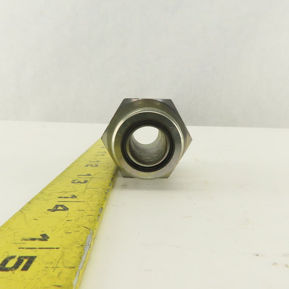1-5/16-12 (-16) O-Ring Boss Flat Face x 1-3/16-12 O-Ring Face Hydraulic Fitting