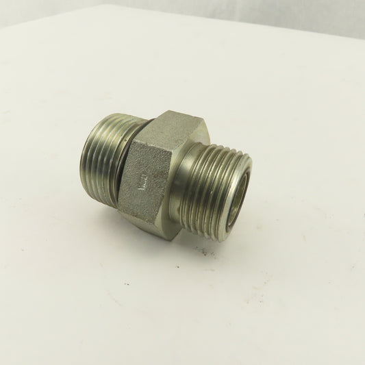 1-5/16-12 (-16) O-Ring Boss Flat Face x 1-3/16-12 O-Ring Face Hydraulic Fitting