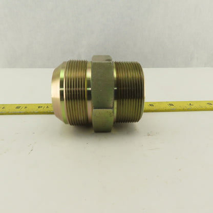1-1/2-12 (-32) Flare x 2" NPT Inverted Flare Seat Hydraulic Adapter