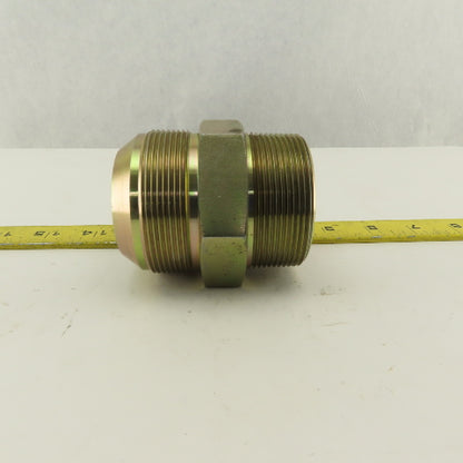 1-1/2-12 (-32) Flare x 2" NPT Inverted Flare Seat Hydraulic Adapter