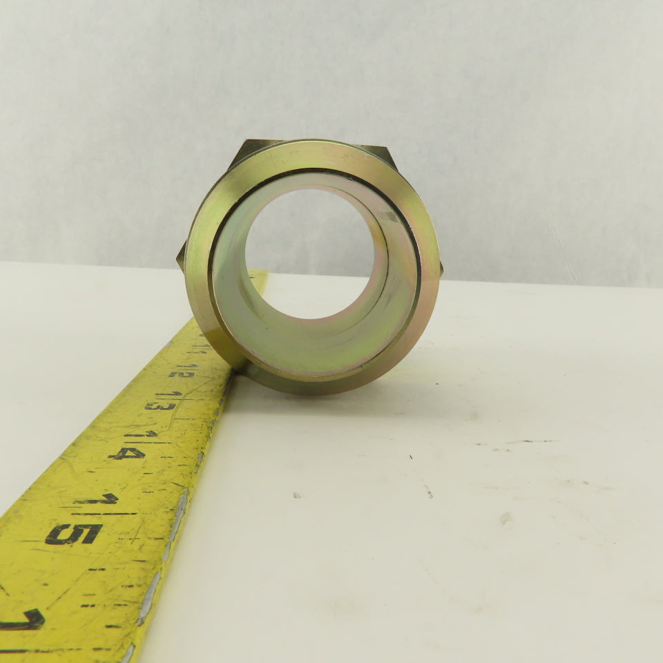 1-1/2-12 (-32) Flare x 2" NPT Inverted Flare Seat Hydraulic Adapter