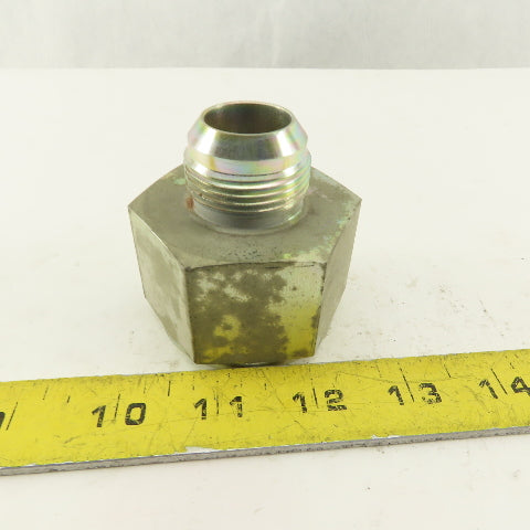 1-5/18-12 (-16) Male Flare x 1-7/8-12 (-12) Female Flare Seat Hydraulic Adapter