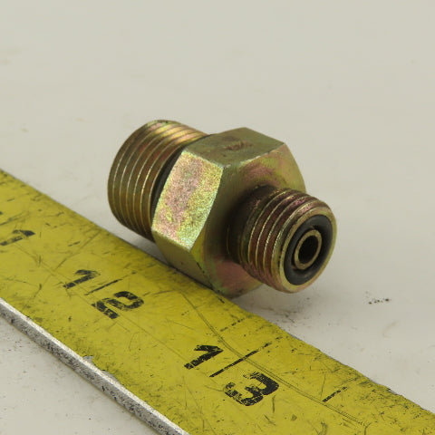 3/4-16 (-8) O-Ring Boss x 1/4 (-4) O-Ring Face Hydraulic Adapter Lot Of 6