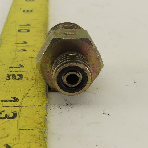 3/4-16 (-8) O-Ring Boss x 1/4 (-4) O-Ring Face Hydraulic Adapter Lot Of 6