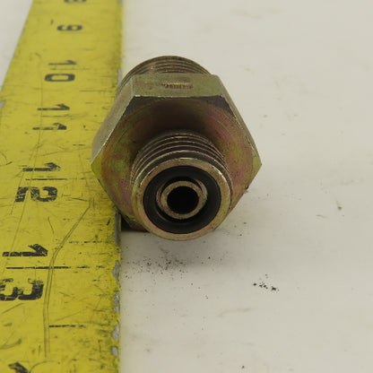 3/4-16 (-8) O-Ring Boss x 1/4 (-4) O-Ring Face Hydraulic Adapter Lot Of 6