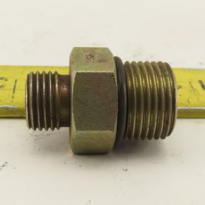 3/4-16 (-8) O-Ring Boss x 1/4 (-4) O-Ring Face Hydraulic Adapter Lot Of 6
