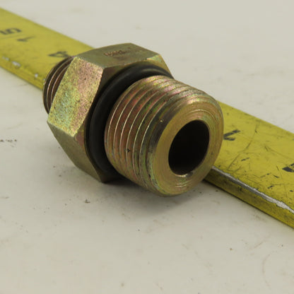 3/4-16 (-8) O-Ring Boss x 1/4 (-4) O-Ring Face Hydraulic Adapter Lot Of 6