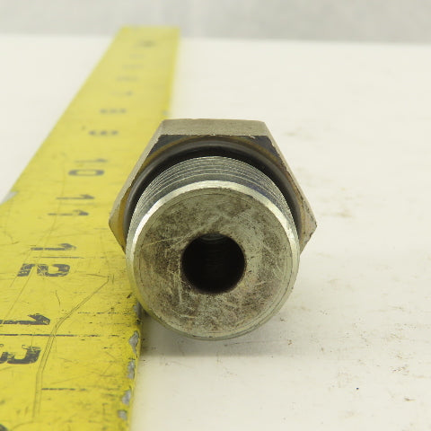 1/2 (-8) O-Ring Face x 3/4-16 (-8) O-Ring Boss Hydraulic Fitting Lot Of 6