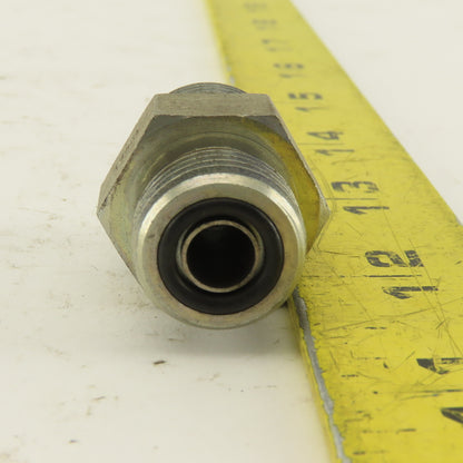 1/2 (-8) O-Ring Face x 3/4-16 (-8) O-Ring Boss Hydraulic Fitting Lot Of 6