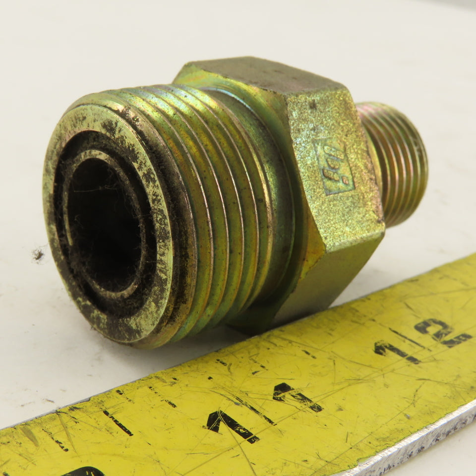 3/4-16 (-8) O-Ring Boss x 1-3/16-12 O-Ring Face Hydraulic Fitting Lot Of 4