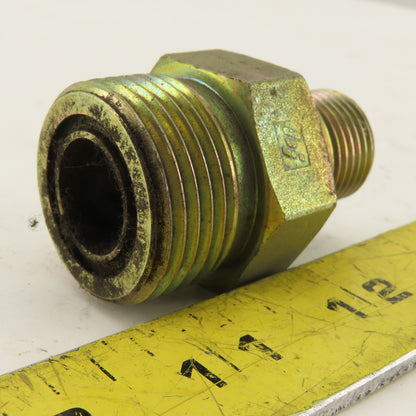 3/4-16 (-8) O-Ring Boss x 1-3/16-12 O-Ring Face Hydraulic Fitting Lot Of 4