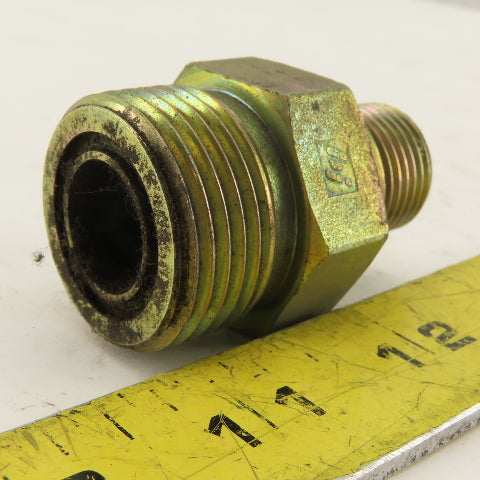 3/4-16 (-8) O-Ring Boss x 1-3/16-12 O-Ring Face Hydraulic Fitting Lot Of 4