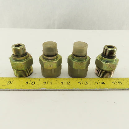 3/4-16 (-8) O-Ring Boss x 1-3/16-12 O-Ring Face Hydraulic Fitting Lot Of 4