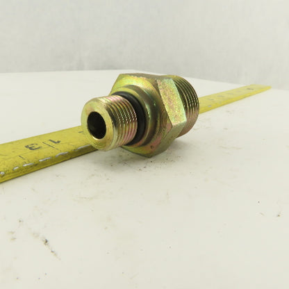 3/4-16 (-8) O-Ring Boss x 1-3/16-12 O-Ring Face Hydraulic Fitting Lot Of 4
