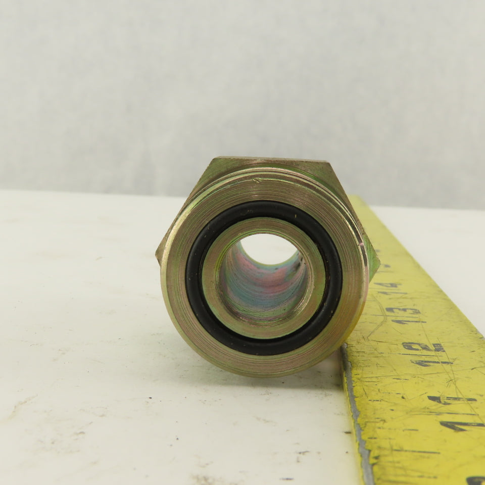 1-7/8-12 (-10) O-Ring Boss Male x 1-3/16-12 (-14) Hydraulic Adapter Lot Of 3