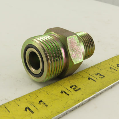 1-7/8-12 (-10) O-Ring Boss Male x 1-3/16-12 (-14) Hydraulic Adapter Lot Of 3