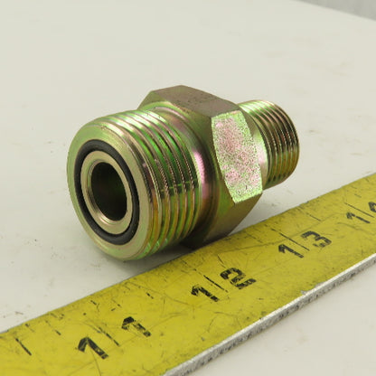 1-7/8-12 (-10) O-Ring Boss Male x 1-3/16-12 (-14) Hydraulic Adapter Lot Of 3