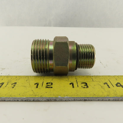 1-7/8-12 (-10) O-Ring Boss Male x 1-3/16-12 (-14) Hydraulic Adapter Lot Of 3