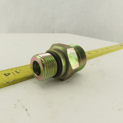 1-7/8-12 (-10) O-Ring Boss Male x 1-3/16-12 (-14) Hydraulic Adapter Lot Of 3