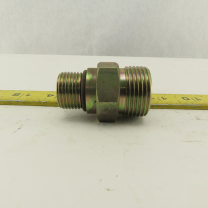 1-7/8-12 (-10) O-Ring Boss Male x 1-3/16-12 (-14) Hydraulic Adapter Lot Of 3