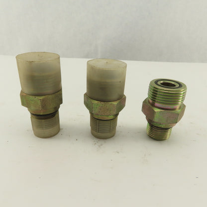 1-7/8-12 (-10) O-Ring Boss Male x 1-3/16-12 (-14) Hydraulic Adapter Lot Of 3