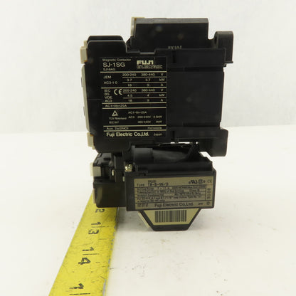 Fuji SJ-1SG 600V 4.5kW Magnetic Contactor 7-11A Trip TR-5-1N/3 Overload