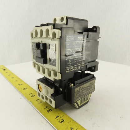 Fuji SJ-1SG 600V 4.5kW Magnetic Contactor 7-11A Trip TR-5-1N/3 Overload
