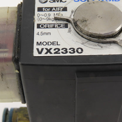 SMC VX2330 24 VDC 2 Way Normally Closed Solenoid Valve 1/4NPT