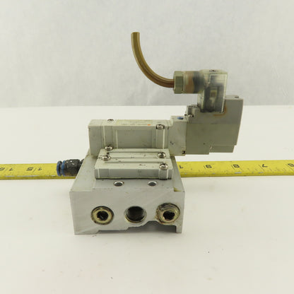 SMC SY5140-5DZ-X3213 Miniature Single Solenoid Air Directional Valve On Manifold