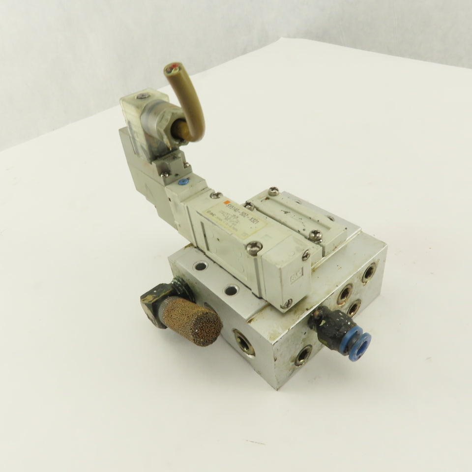 SMC SY5140-5DZ-X3213 Miniature Single Solenoid Air Directional Valve On Manifold