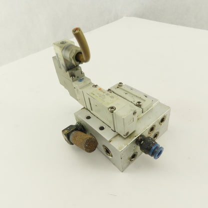 SMC SY5140-5DZ-X3213 Miniature Single Solenoid Air Directional Valve On Manifold
