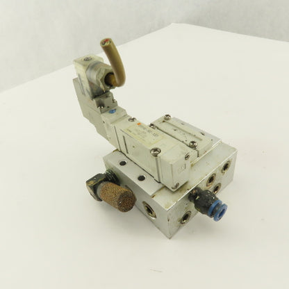 SMC SY5140-5DZ-X3213 Miniature Single Solenoid Air Directional Valve On Manifold