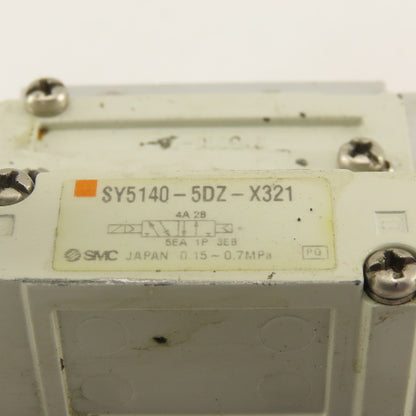 SMC SY5140-5DZ-X3213 Miniature Single Solenoid Air Directional Valve On Manifold
