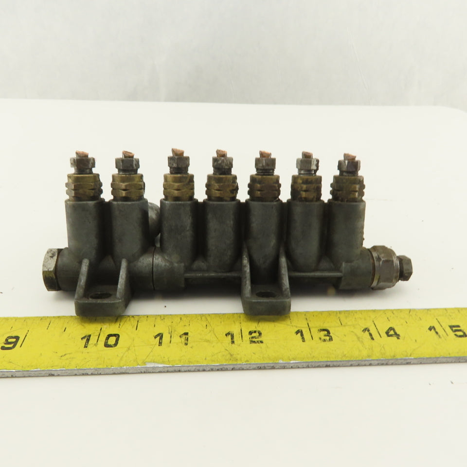 Vogel 7 Port Piston Lubricator Manifold